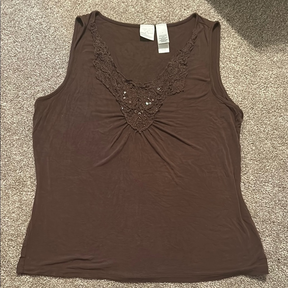 Emma James Brown Tank Top